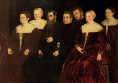 Seven Members of the Soranzo Family by Jacopo Robusti Tintoretto